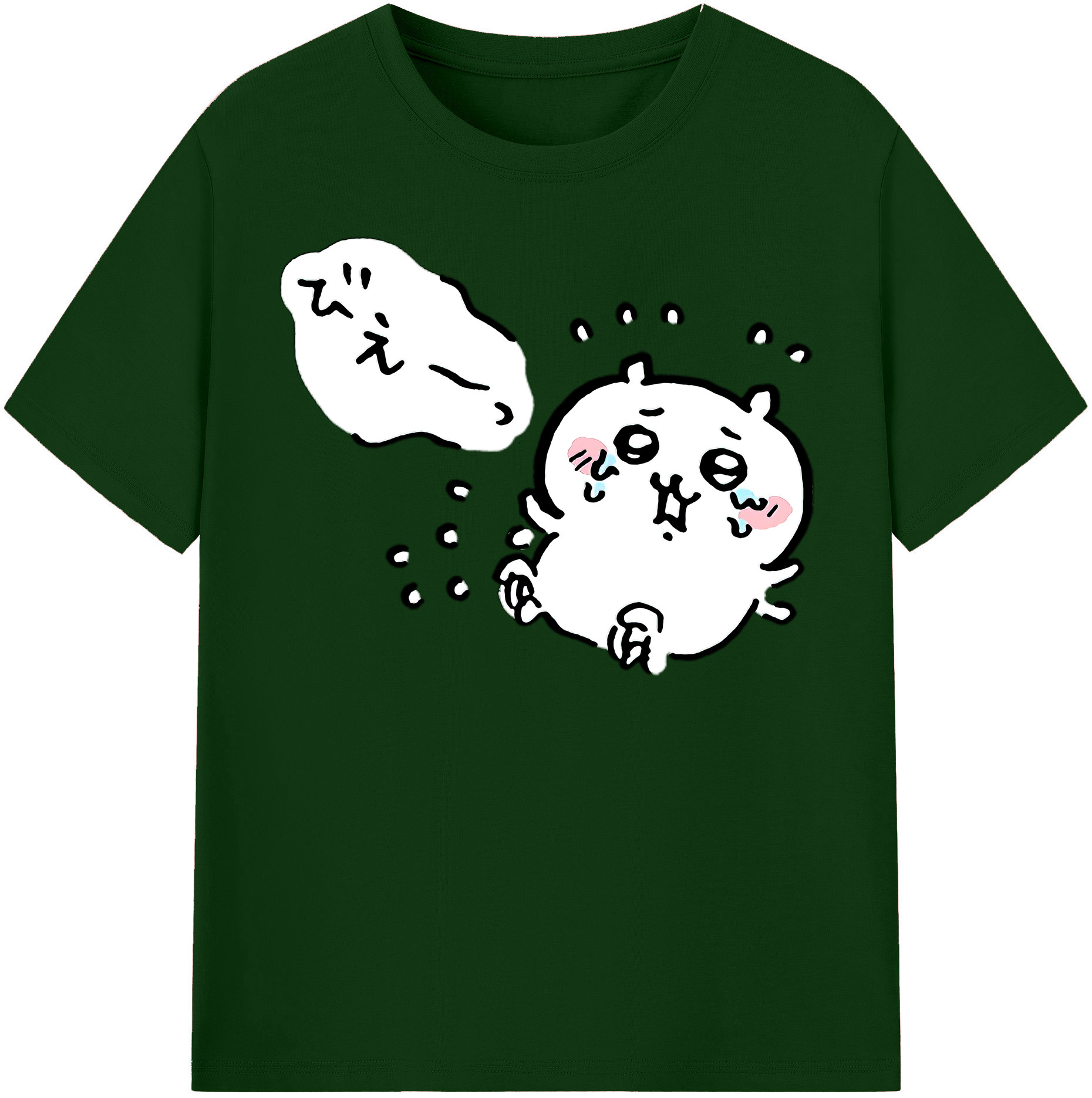 （画像用） ちいかわ ちいかわ Chii-kawa chiikawa 綿100％半袖Tシャツ（フロントプリント）